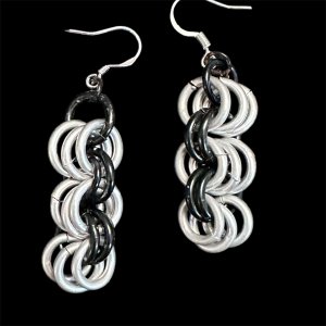 Luxury Anodized Aluminum Jump Ring Earrings