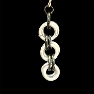 Luxury Anodized Aluminum Jump Ring Earrings