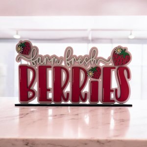 Farm Fresh Berries Shelf Sitter