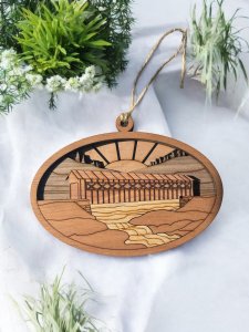 Covered Bridge Showstopper Ornament