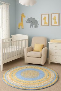 Special Delivery - Baby Boy's Rug