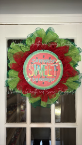 Watermelon wreath