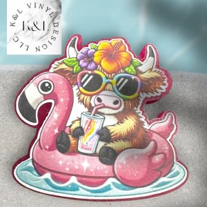 Cow chilln on Flamingo