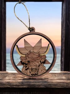 Highland Cow Ornament