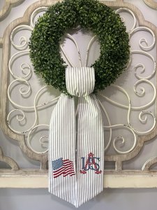Patriotic Wreath Sash