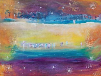 CALIFORNIA LOVE- ORIGINAL PAINTING -30" x 40"