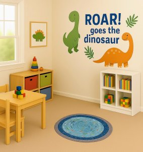 "ROAR" Goes the Dinosaur - Round