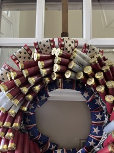 Shotgun shell wreath