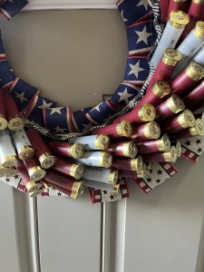 Shotgun shell wreath