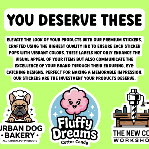 Custom Vinyl Die Cut Logo Stickers