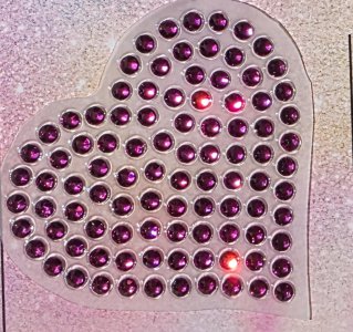 Rhinestone car DECALS - custom colors!