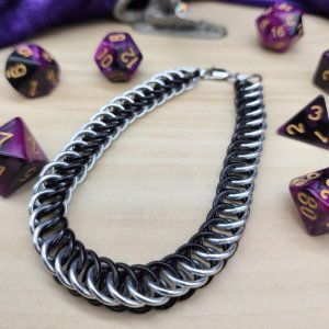 Ebon Chrome Half Persian 4-in-1 Bracelet