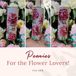 Designer Sparkle Rhinestone Tumblers: Various Designs for Moms, Dog & Flower Lovers, Outdoor Enthusiasts and Hearts - Pre-Order Now!