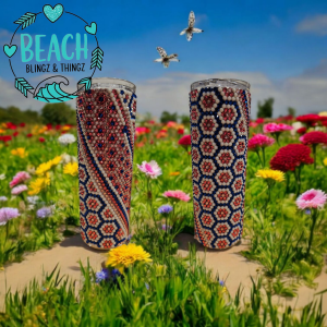 Designer Sparkle Rhinestone Tumblers: Various Designs for Moms, Dog & Flower Lovers, Outdoor Enthusiasts and Hearts - Pre-Order Now!