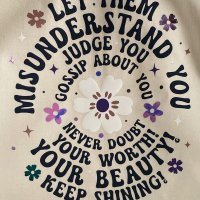 Let Them Misunderstand You - Natural 15x16