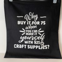 Why Buy It For $7 - Black 15x16