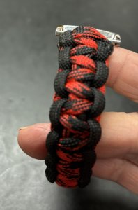 Handmade Paracord men's bracelet 9"