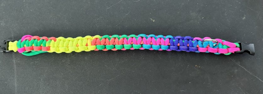 Hand woven Paracord Pet Collar 12" length