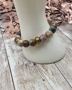 African Opal Stretch Bracelet