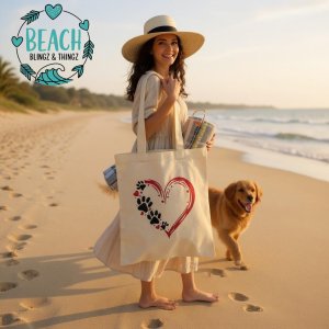 Large Canvas Graphic Tote Bags