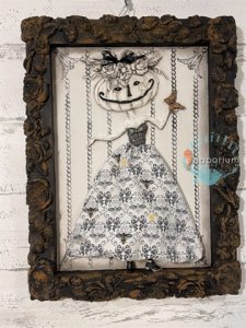 Pumpkin Princess Halloween Mulitmedia Wall Art