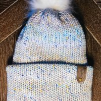 Prism - White Pom-pom - Gray Tag BTP