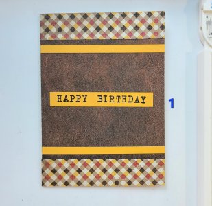 Birthday card, masculine cards, gift for him
