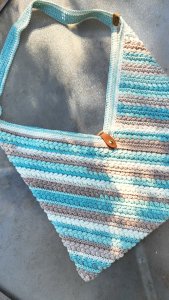 Beachglass Wheat Stitch Beach Bag