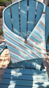 Beachglass Wheat Stitch Beach Bag