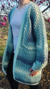 Ombre Hexy Granny Cardigan