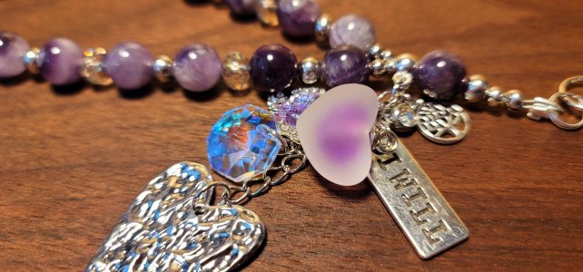 Amethyst Phone Wristlet