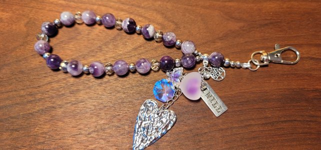 Amethyst Phone Wristlet