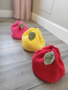 Fruit Crochet Pouch