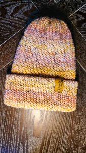 Brimmed Knitted Beanie