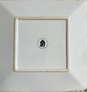 12" x 12" Ceramic Plate-FREE Shipping!