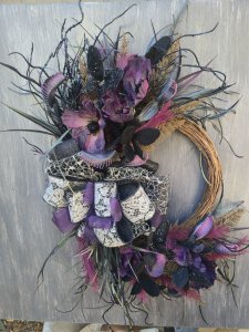 Gothic Halloween Wreath