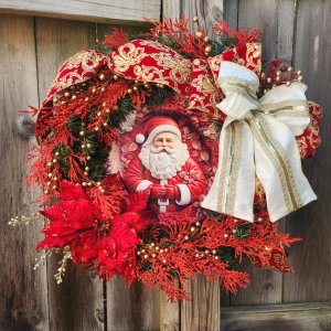 Santa Wreath