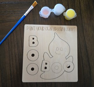 Paint-Your-Own "Boo" Ghost Kit