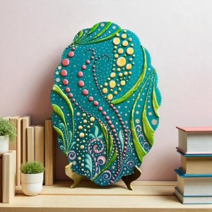 Teal 3D Wall Art