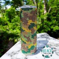 Green Camo-Glass