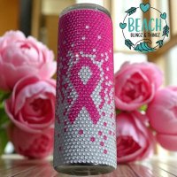 Breast Cancer Ombre Ribbon