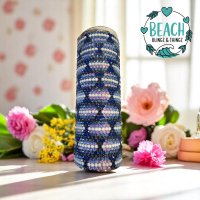 Blue Vertical Bows