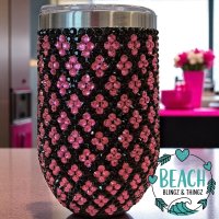 Black-Hot Pink Diamonds