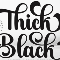 Thick Black