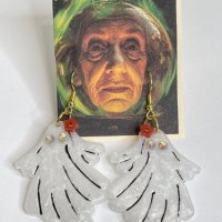 White Ghostie with Bling Face