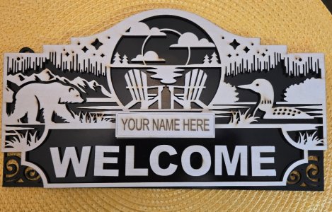 LAKESIDE WELCOME SIGN