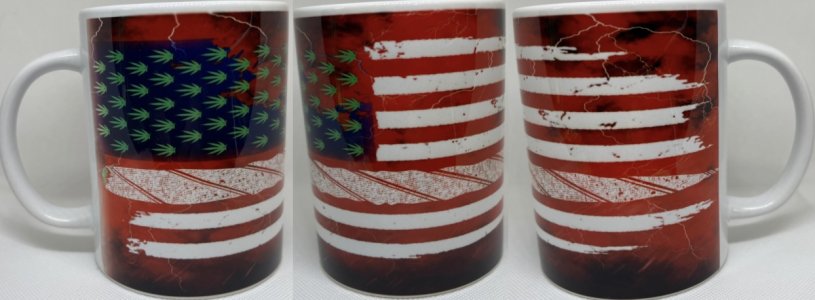High Spirits – USA Flag Mug (15 oz Ceramic)