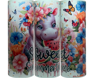 Sweet Summertime 20 oz Macaron Tumbler