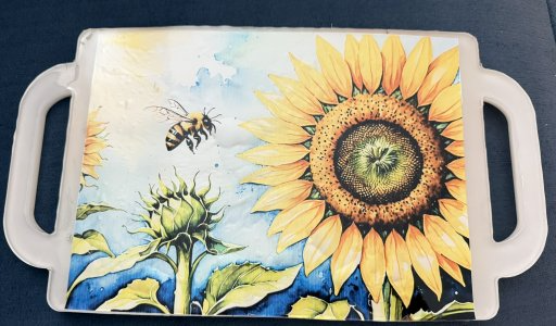 Sunflower & Bumble Bee Charcuterie Board