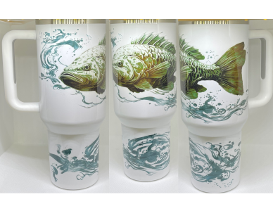 Gone Fishin’ (40 oz Handled Tumbler)